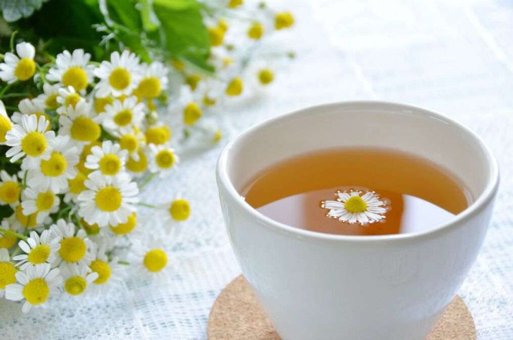 Chamomile decoction relaxes and relieves muscle hypertonicity in thoracic osteochondrosis